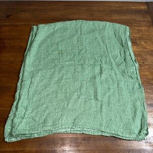 Brooklinen Green Throw Blanket